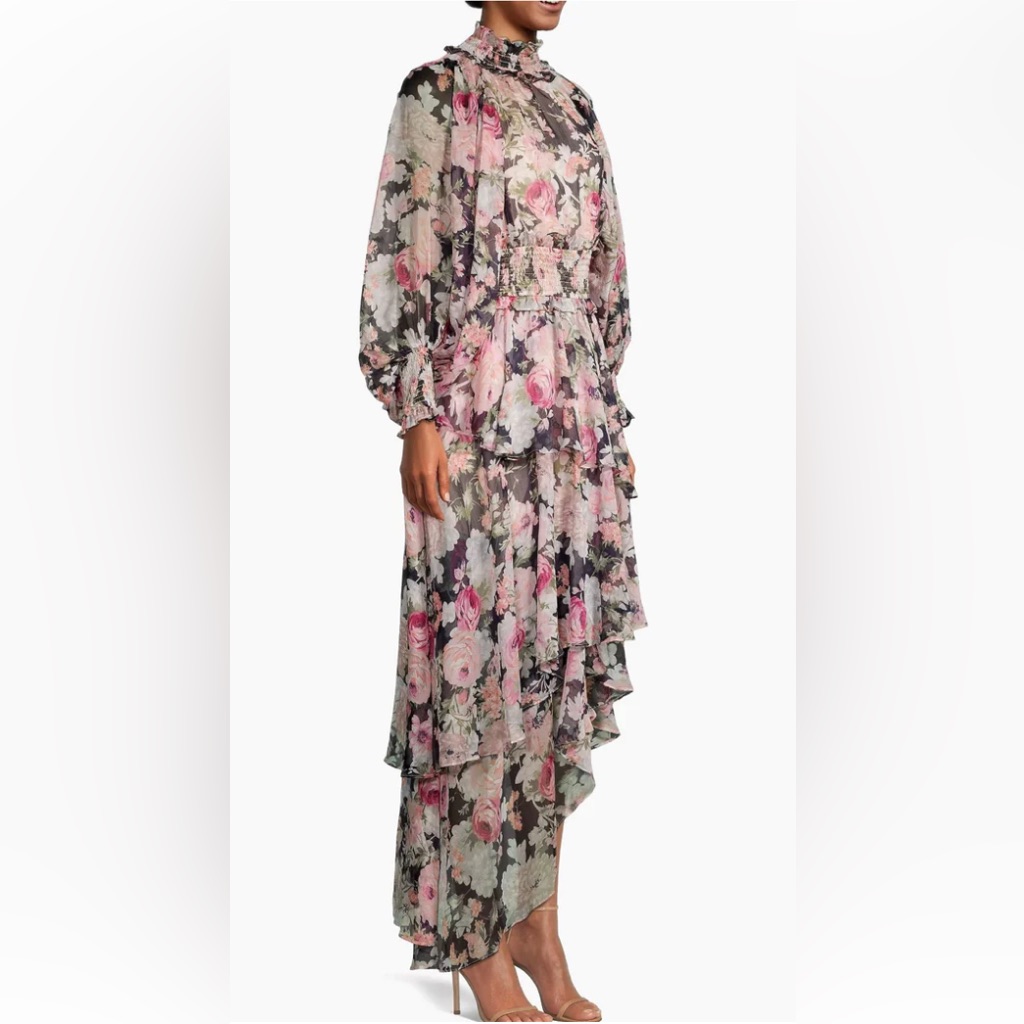 Elliatt Floral Asymmetrical Dress